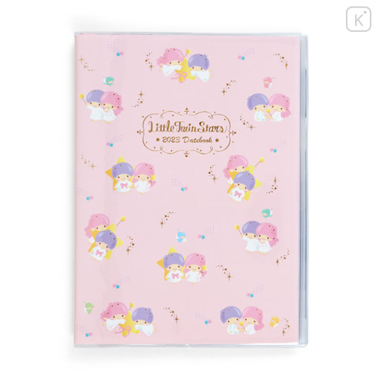 Japan Sanrio A5 Datebook - Little Twin Stars 2023 - 1