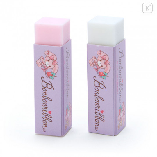Japan Sanrio Plus Air-in Eraser 2pcs Set - Bonbonribbon - 1