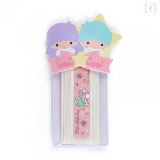 Japan Sanrio Adhesive Bandages 10pcs with Case - Little Twin Stars - 1