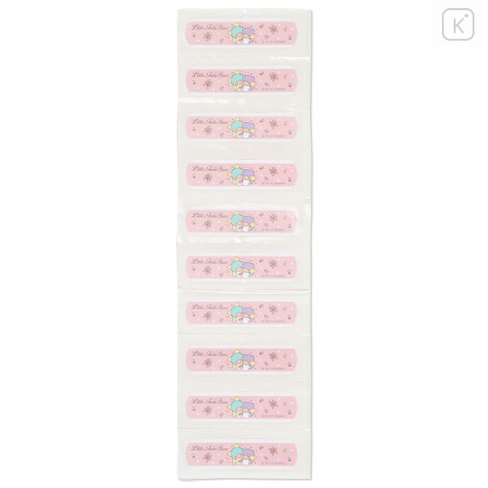Japan Sanrio Adhesive Bandages 10pcs with Case - Little Twin Stars - 3