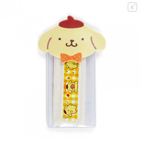 Japan Sanrio Adhesive Bandages 10pcs with Case - Pompompurin - 1