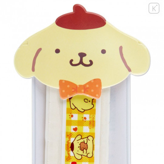 Japan Sanrio Adhesive Bandages 10pcs with Case - Pompompurin - 4