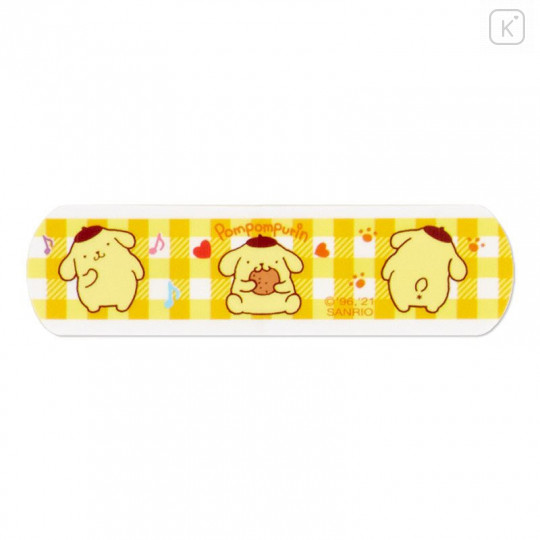 Japan Sanrio Adhesive Bandages 10pcs with Case - Pompompurin - 5