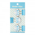 Japan Sanrio Binder Clip 3pcs Set - Cinnamoroll - 1
