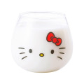 Japan Sanrio Swaying Glass Tumbler - Hello Kitty : Face - 2
