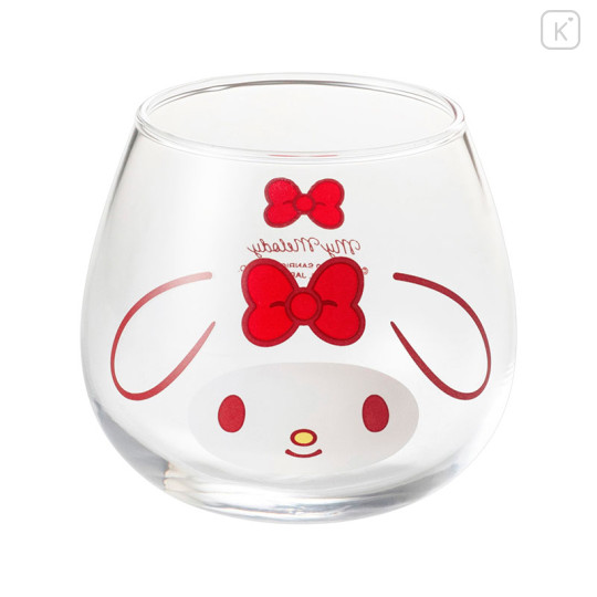 Japan Sanrio Swaying Glass Tumbler - My Melody : Face - 1