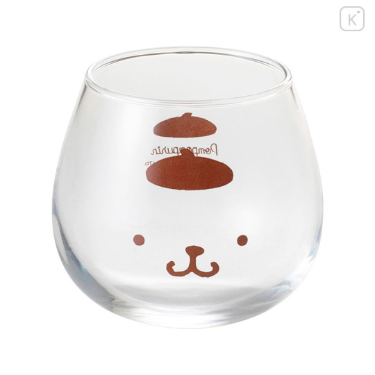 Japan Sanrio Swaying Glass Tumbler - Pompompurin : Face - 1