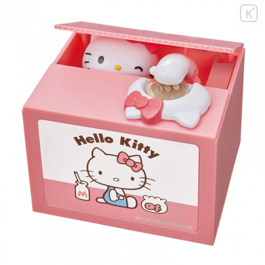 Japan Sanrio Mischief Coin Bank - Hello Kitty - 1