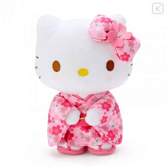 Japan Sanrio Plush Toy - Hello Kitty / Sakura Kimono - 1