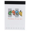 Japan Pokemon Mini Notepad - Pikachu / Pixel Art - 1