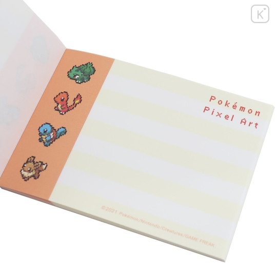 Japan Pokemon Mini Notepad - Pikachu / Pixel Art - 3