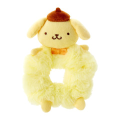 Japan Sanrio Mascot Fluffy Scrunchie - Pompompurin