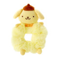 Japan Sanrio Mascot Fluffy Scrunchie - Pompompurin - 1