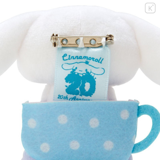 Japan Sanrio Mascot Brooch - Cinnamoroll 20th Anniversary Shop / Macaron - 5