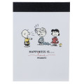 Japan Peanuts Mini Notepad - Snoopy / Happiness - 1