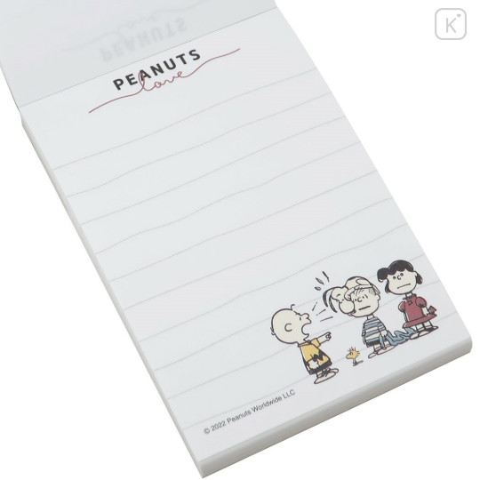 Japan Peanuts Mini Notepad - Snoopy / Happiness - 2