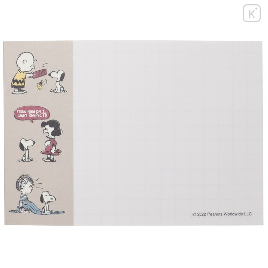 Japan Peanuts Mini Notepad - Snoopy / Happiness - 3