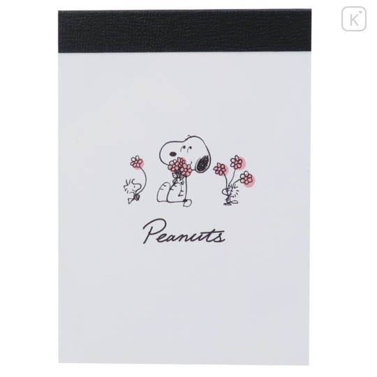 Japan Peanuts Mini Notepad - Snoopy / Smoky White - 1