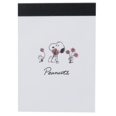 Japan Peanuts Mini Notepad - Snoopy / Smoky White