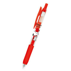 Japan Peanuts Sarasa Clip Gel Pen - Snoopy / Red