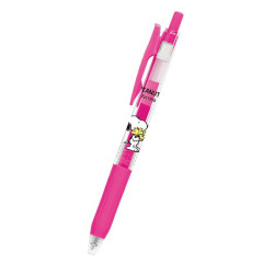 Japan Peanuts Sarasa Clip Gel Pen - Snoopy / Pink