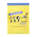 Japan Peanuts Mini Notepad - Snoopy / Delicious Food Market Cash Register - 1
