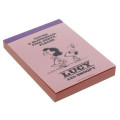 Japan Peanuts Mini Notepad - Snoopy & Lucy - 4