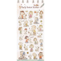 Japan Peanuts Fluffy Sketch Stickers - Snoopy & Friends - 1