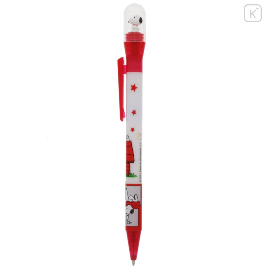 Japan Peanuts Rotating Mascot Mechanical Pencil - Snoopy : House - 2