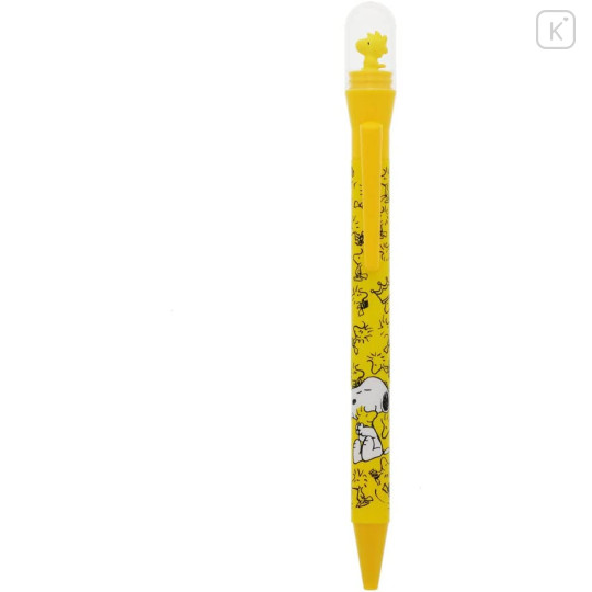 Japan Peanuts Rotating Mascot Ballpoint Pen - Snoopy & Woodstock - 1