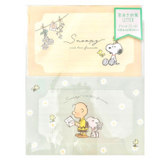 Japan Peanuts Letter Envelope Set - Snoopy / Daisy
