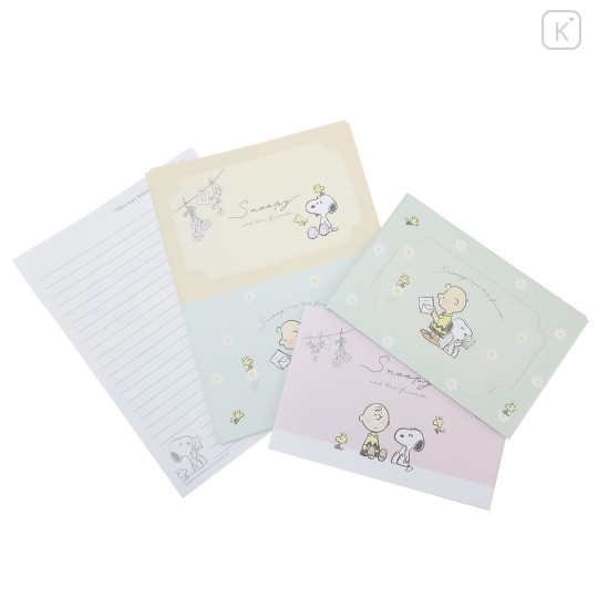Japan Peanuts Letter Envelope Set - Snoopy / Daisy - 3