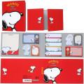 Japan Peanuts Sticky Notes Book - Snoopy : Red - 1