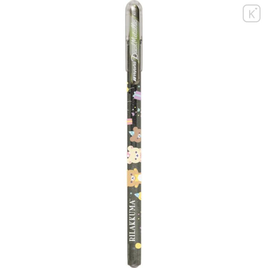Japan San-X Hybrid Dual Metallic Gel Pen - Rilakkuma : Moon Silver - 1