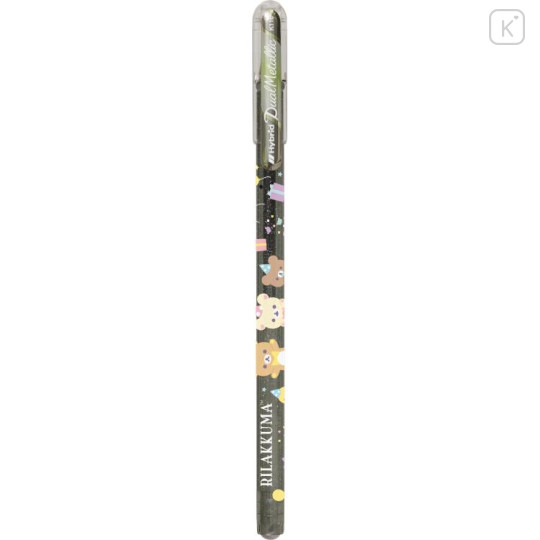 Japan San-X Pentel Dual Metallic Gel Pen - Rilakkuma / Moon Silver - 1