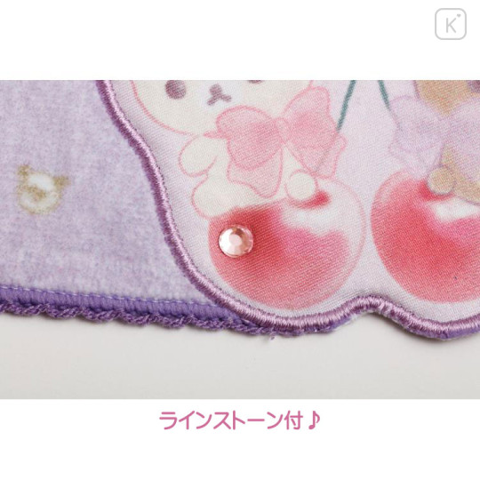 Japan San-X Mini Towel - Korilakkuma & Chairoikoguma / Jewel Cherry B - 2