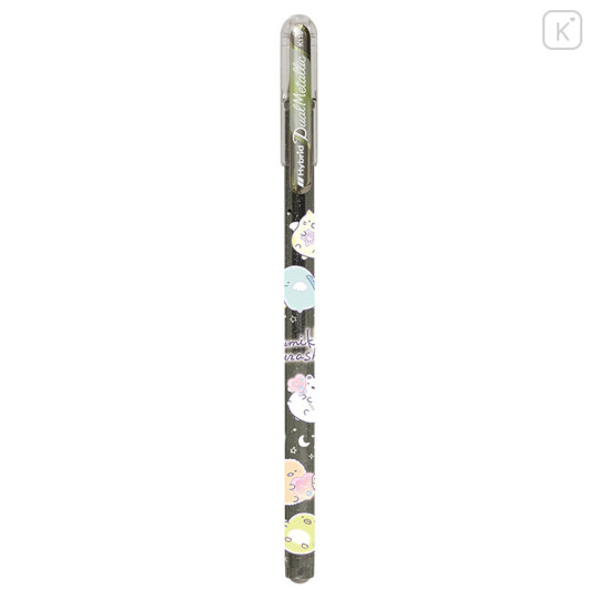 Japan San-X Pentel Dual Metallic Gel Pen - Sumikko Gurashi / Moon Silver - 1
