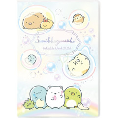 Japan San-X B6 Schedule Book - Sumikko Gurashi 2023 Monthly Soap Bubbles