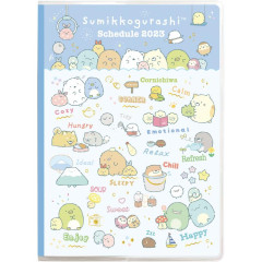 Japan San-X A5 Schedule Book - Sumikko Gurashi 2023 Index