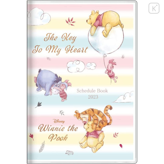 Japan Disney B7 Schedule Book - Winnie the Pooh 2023 Balloon - 1