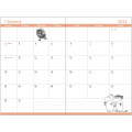 Japan Moomin B7 Schedule Book - 2023 - 2