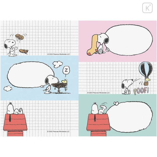 Japan Peanuts B7 Diary - Snoopy 2023 Marshmallow - 4