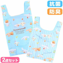 Japan Sanrio Antibacterial Deodorant Eco Bag 2pcs Set - Cinnamoroll