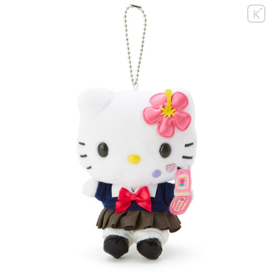 Japan Sanrio Mascot Holder - Hello Kitty / Tokimeki Heisei Kogal - 1