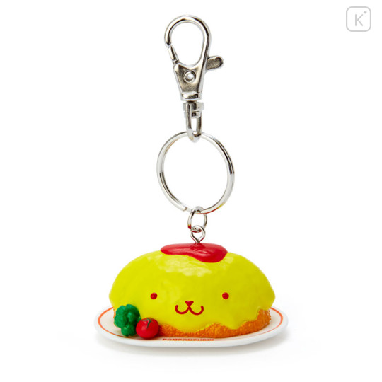 Japan Sanrio Mascot Keychain - Pompompurin / Large Serving - 1