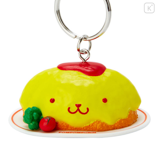 Japan Sanrio Mascot Keychain - Pompompurin / Large Serving - 3