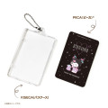 Japan Sanrio Piica LED IC Card Case - Kuromi / Black - 3