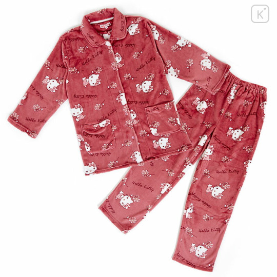 Japan Sanrio Fannel Pajamas (M) - Hello Kitty - 1