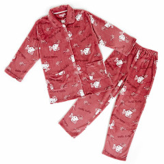 Japan Sanrio Fannel Pajamas (L) - Hello Kitty