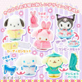 Japan Sanrio Dress-up Clothes (M) - Rabbit Cape / Pitatto Friends - 3